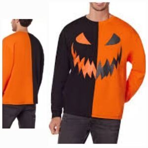 SPIRT HALLOWEEN Jack-O'-Lantern Shirt Size LARGE